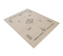 Beige Hand Loomed Wool Area Rug - Ornate Center Medallion Design by The Rug Decor