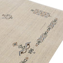 Beige Hand Loomed Wool Area Rug - Ornate Center Medallion Design by The Rug Decor