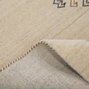 Beige Hand Loomed Wool Area Rug - Ornate Center Medallion Design by The Rug Decor