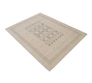 Beige Center Pattern Hand Loomed Wool Area Rug - Refined Style by The Rug Decor