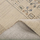 Beige Center Pattern Hand Loomed Wool Area Rug - Refined Style by The Rug Decor
