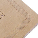 Beige Center Pattern Hand Loomed Wool Area Rug