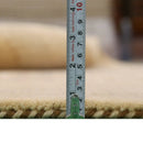 Beige Center Pattern Hand-Loomed Wool Area Rug with Traditional Gabbeh Design by The Rug Decor
