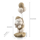GobekUsa Balloon Puppy Statues - Creative Dog Sculptures for Living Room Decor