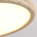 GobekUsa Golden Black Brass LED Ceiling Lamp Marble Finish Flush Mount Light
