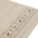 Beige Wool Hand Loomed Area Rug Contemporary Geometric Pattern by The Rug Decor