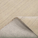 Beige Wool Hand Loomed Area Rug Contemporary Geometric Pattern by The Rug Decor