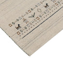 Beige Wool Hand Loomed Area Rug Contemporary Geometric Pattern by The Rug Decor