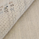 Beige Hand Loomed Wool Area Rug - Contemporary Border Design by The Rug Decor