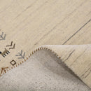 Beige Hand Loomed Wool Area Rug - Contemporary Border Design by The Rug Decor