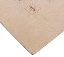 Beige Hand Loomed Wool Area Rug - Contemporary Tribal Design by The Rug Decor