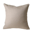 GobekUsa Convex Rings Geometry Jacquard Pillowcase Cappuccino Luxury Cushion Cover