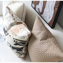 GobekUsa Convex Rings Geometry Jacquard Pillowcase Cappuccino Luxury Cushion Cover