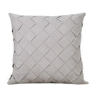 GobekUsa Grey Weaving Luxury Pillow Cover 45x45cm for Sofa Livingroom Bedroom