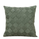 GobekUsa Grey Weaving Luxury Pillow Cover 45x45cm for Sofa Livingroom Bedroom
