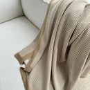 GobekUsa Cozy Striped Blanket: Multi-Functional for Travel, Office, Car, Sofa & Airplane