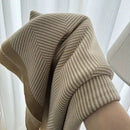 GobekUsa Cozy Striped Blanket: Multi-Functional for Travel, Office, Car, Sofa & Airplane