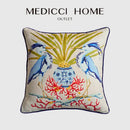 GobekUsa Egret Bird Pattern Art Pillow Case for Bedroom, Living Room, Sofa Couch