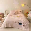 GobekUsa Cozy Teddy Fleece Blanket - Luxury Bedspread for All Seasons