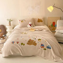 GobekUsa Cozy Teddy Fleece Blanket - Luxury Bedspread for All Seasons