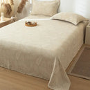 GobekUsa Cotton & Linen Bed Sheet Set: Luxury, Skin-Friendly, All Seasons, Queen & King Sizes