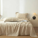 GobekUsa Cotton & Linen Bed Sheet Set: Luxury, Skin-Friendly, All Seasons, Queen & King Sizes