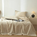 GobekUsa Cotton & Linen Bed Sheet Set: Luxury, Skin-Friendly, All Seasons, Queen & King Sizes