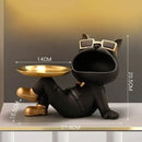 GobekUsa French Bulldog Resin Statue for Stylish Living Room Decor