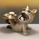 GobekUsa French Bulldog Resin Statue for Stylish Living Room Decor