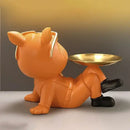 GobekUsa French Bulldog Resin Statue for Stylish Living Room Decor