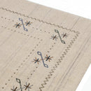 Beige Gabbeh Hand Loomed Wool Area Rug - Authentic Traditional Border Design by The Rug Decor