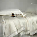 GobekUsa Leopard Jacquard Summer Quilt Bedding Set with Bed Sheet & Pillowcase