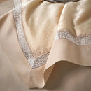 GobekUsa Leopard Jacquard Summer Quilt Bedding Set with Bed Sheet & Pillowcase