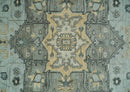Hand Knotted Wool Area Rug Beige Gray Charcoal Heriz Serapi Antique Traditional by The Rug Decor