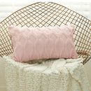 Beige & gray geometric diamond pattern cushion cover living room by Decorbites