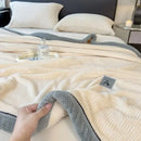GobekUsa Light Luxury Velvet Plush Cotton Blanket