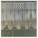 GobekUsa Handwoven Macrame Window Curtain Tapestry with Tassels
