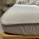 GobekUsa Cooling Ice Bean Sheet Set: Breathable Rayon Mat & Pillowcases for Summer Bed
