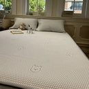 GobekUsa Cooling Ice Bean Sheet Set: Breathable Rayon Mat & Pillowcases for Summer Bed