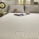 GobekUsa Cooling Ice Bean Sheet Set: Breathable Rayon Mat & Pillowcases for Summer Bed