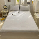 GobekUsa Cooling Ice Bean Sheet Set: Breathable Rayon Mat & Pillowcases for Summer Bed