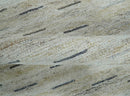 Beige, Ivory and Charcoal Modern Stripes Design 5x8 Dari Pet yard Area Rug