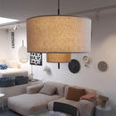 GobekUsa Bohemia Fabric Pendel Lamp: Handmade French Design for Home, Office, and Hotel