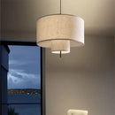 GobekUsa Bohemia Fabric Pendel Lamp: Handmade French Design for Home, Office, and Hotel