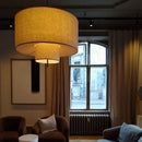 GobekUsa Bohemia Fabric Pendel Lamp: Handmade French Design for Home, Office, and Hotel