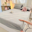 GobekUsa Cozy Milk Velvet Fitted Sheet for Autumn & Winter Mattress Topper