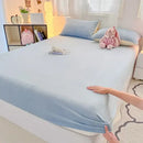 GobekUsa Cozy Milk Velvet Fitted Sheet for Autumn & Winter Mattress Topper