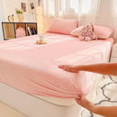 GobekUsa Cozy Milk Velvet Fitted Sheet for Autumn & Winter Mattress Topper