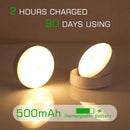 Beige motion sensor rotate night light bedroom wall lamp by Decorbites