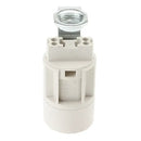 Beige plastic e14 bulb socket holder set of 4 bedroom lamp part by Decorbites